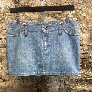 Levi's Blue Mini Skirt Casual Night Out
